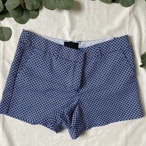 Cynthia Rowley blue patterned shorts